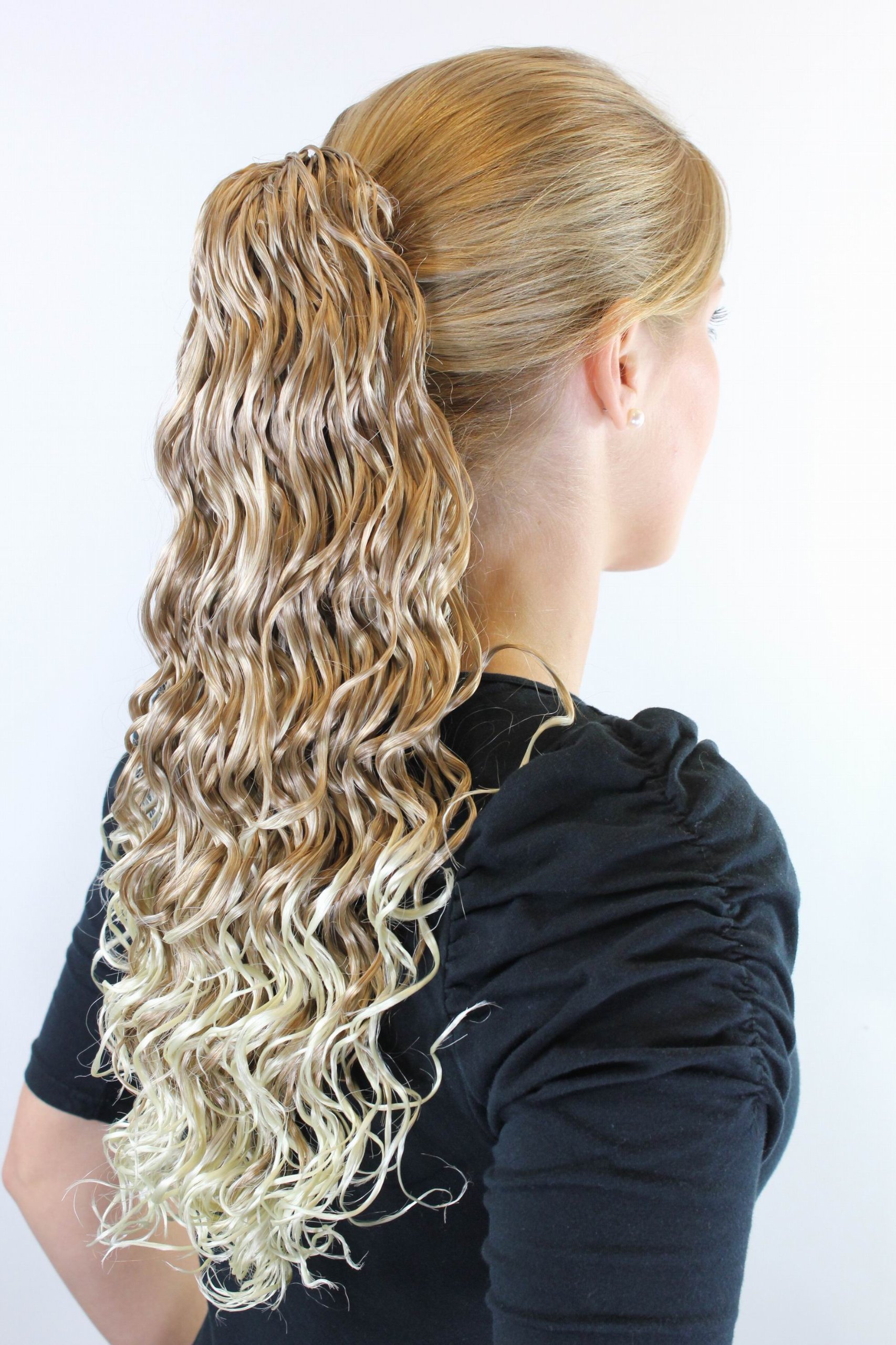 wig-me-up-jl-3220-27t613-zopf-haarteil-extension-50-cm-blond-mix-wetlook image 2