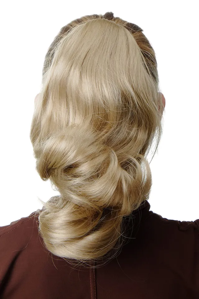 wig-me-up-haarteil-sa04-202-pferdeschwanz-wellig-hellblond-30-cm image 1