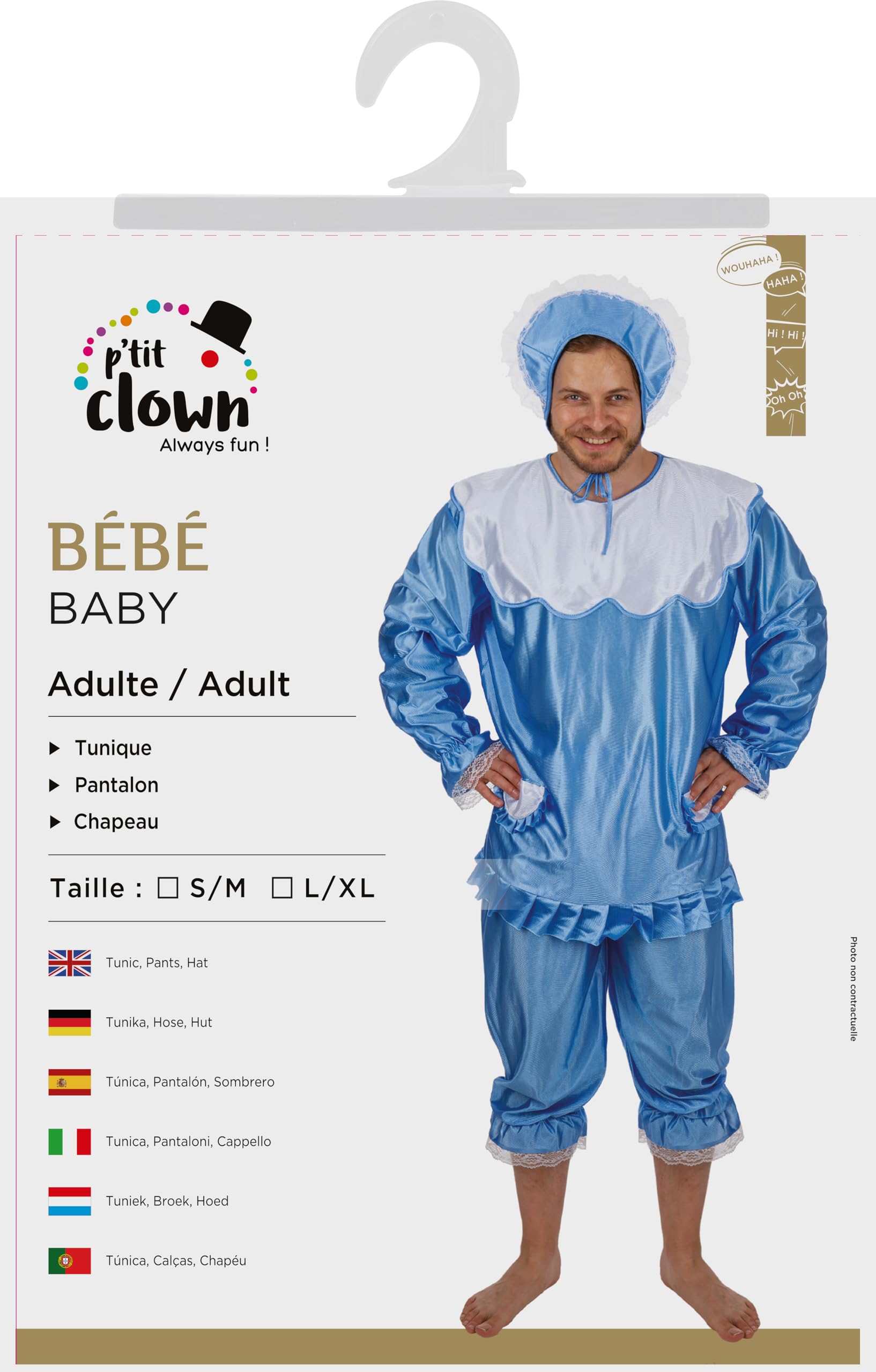 ptit-clown-re21167-baby-kost-m-erwachsene-l-xl-blau image 5