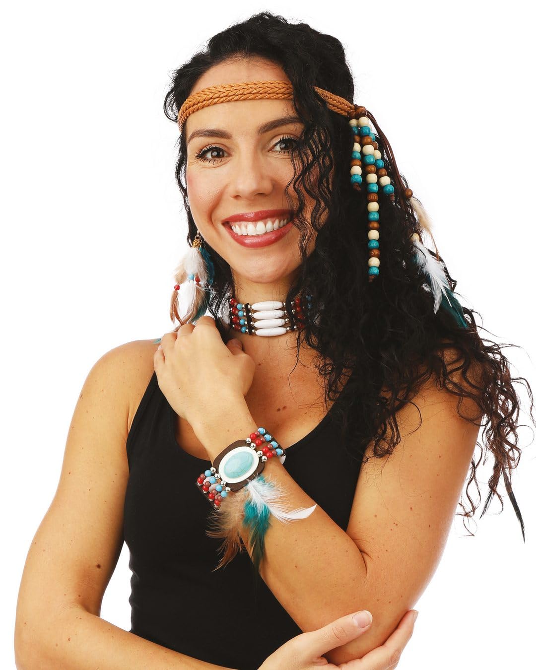 p-tit-clown-schmuck-set-damen-4-teilig-polyester image 2