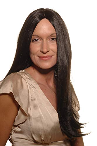 wig-me-up-sa-151-1-per-cke-schwarz-lang-glatt-60-cm-mit-mittelscheitel image 4