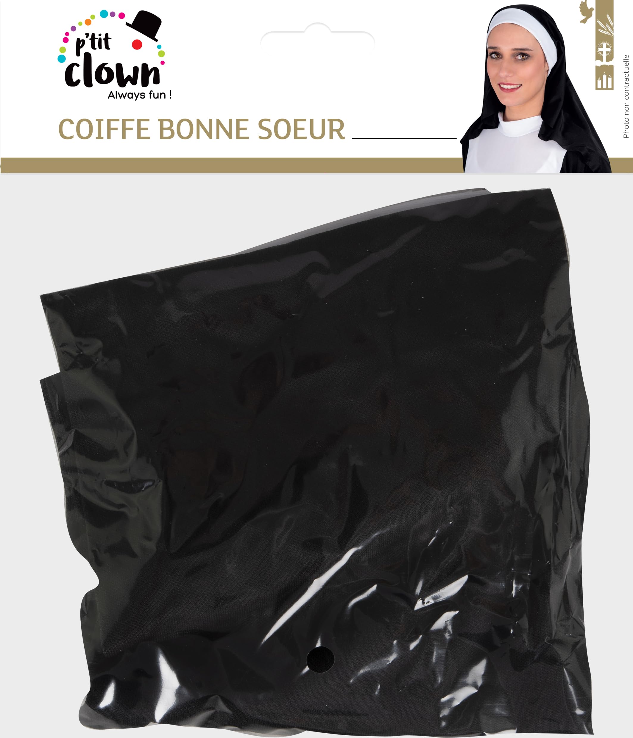 p-tit-clown-nonnen-kopfschmuck-kost-m-accessoire image 3