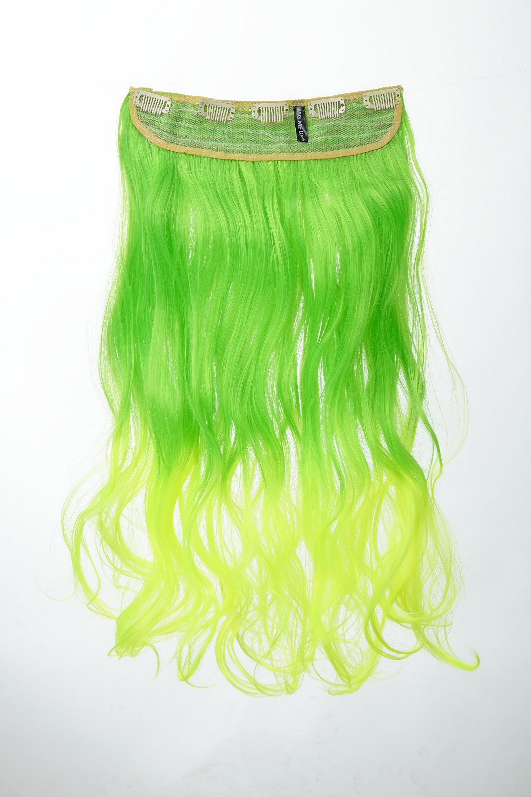wig-me-up-yzf-3180p-clip-in-extension-lockig-ombre-gr-n-50-cm image 2