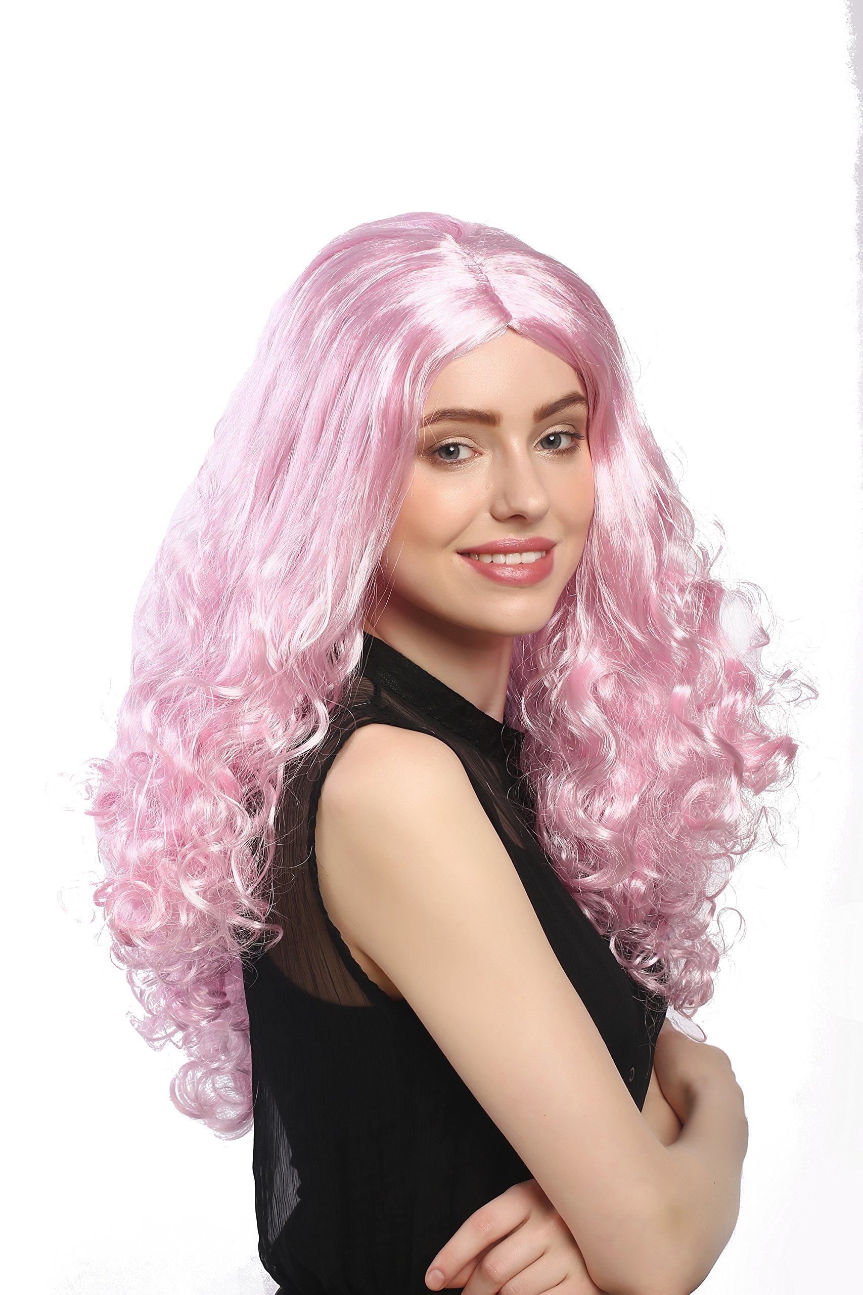 wig-me-up-mh-020-za28-per-cke-damen-lang-lockig-hell-pink-prinzessin image 4