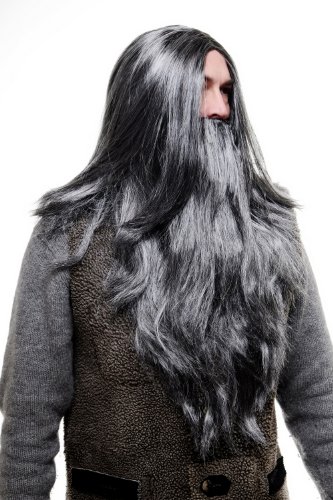 wig-me-up-pw0210-p103mpc309-per-cke-bart-set-grau-zauberer-eremit image 7