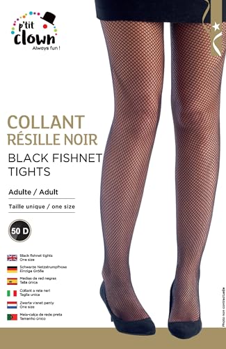 ptit-clown-netzstrumpfhose-damen-schwarz-kleine-maschen image 6