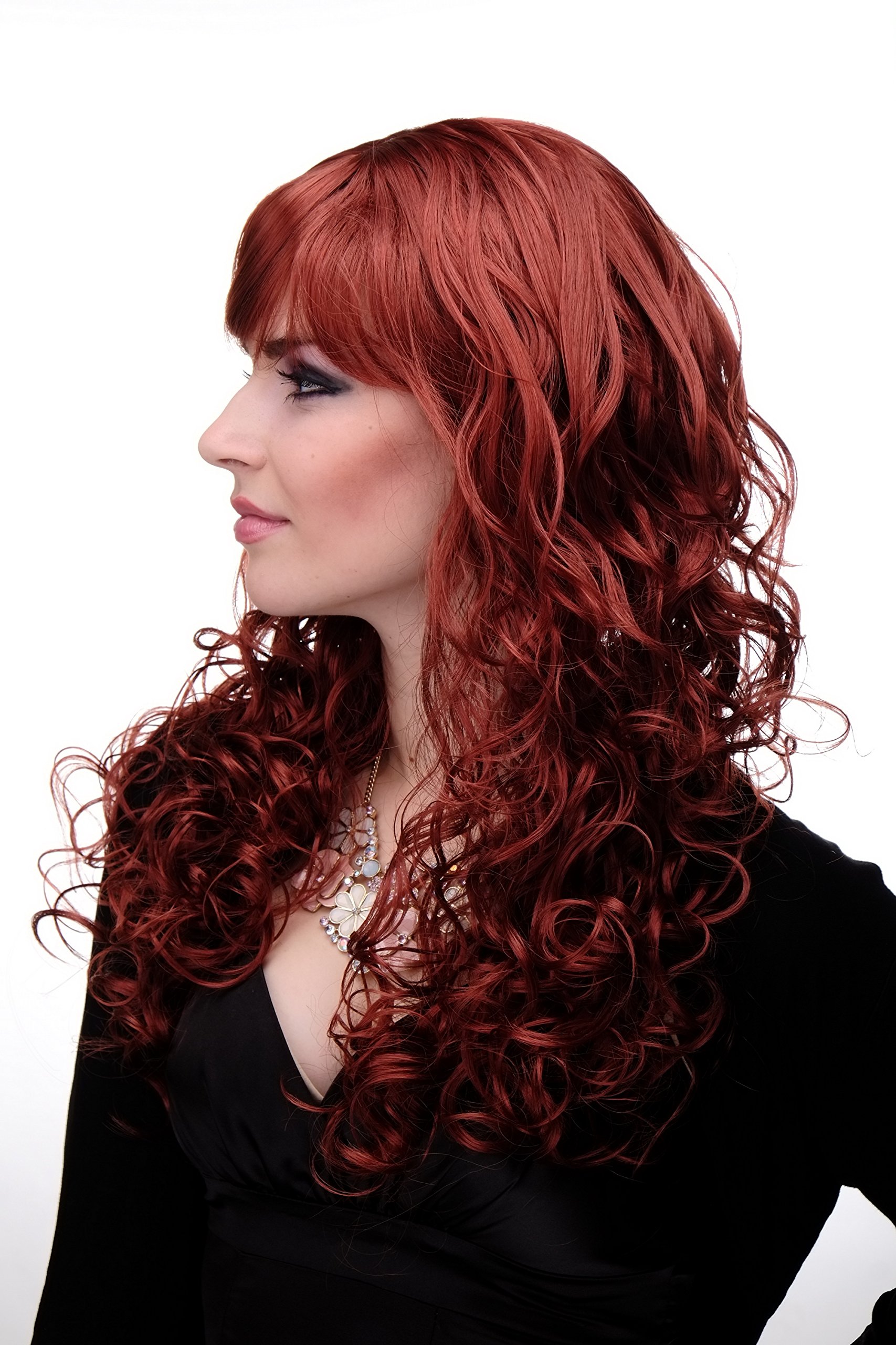 wig-me-up-m-103-135-damenper-cke-dunkel-kupferrot-60-cm-mit-pony image 2