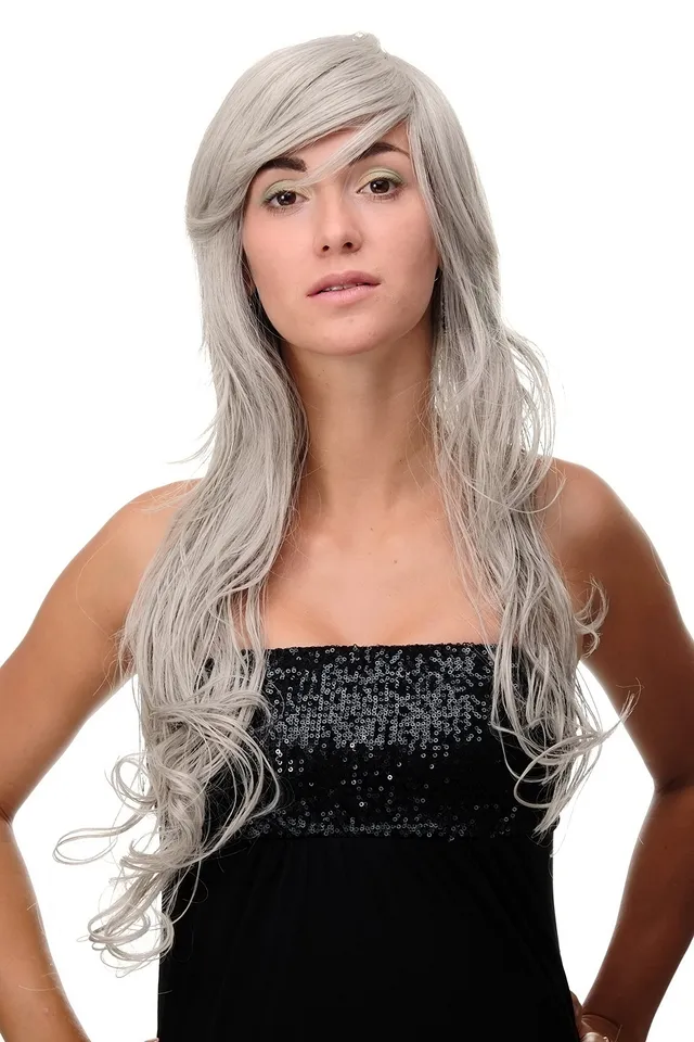 wig-me-up-damen-per-cke-9669el-51-silbergrau-schwarz-mix-70-cm image 1
