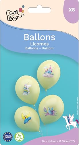 p-tit-clown-re22465-luftballon-set-einhorn-30-cm-8-st-ck image 7