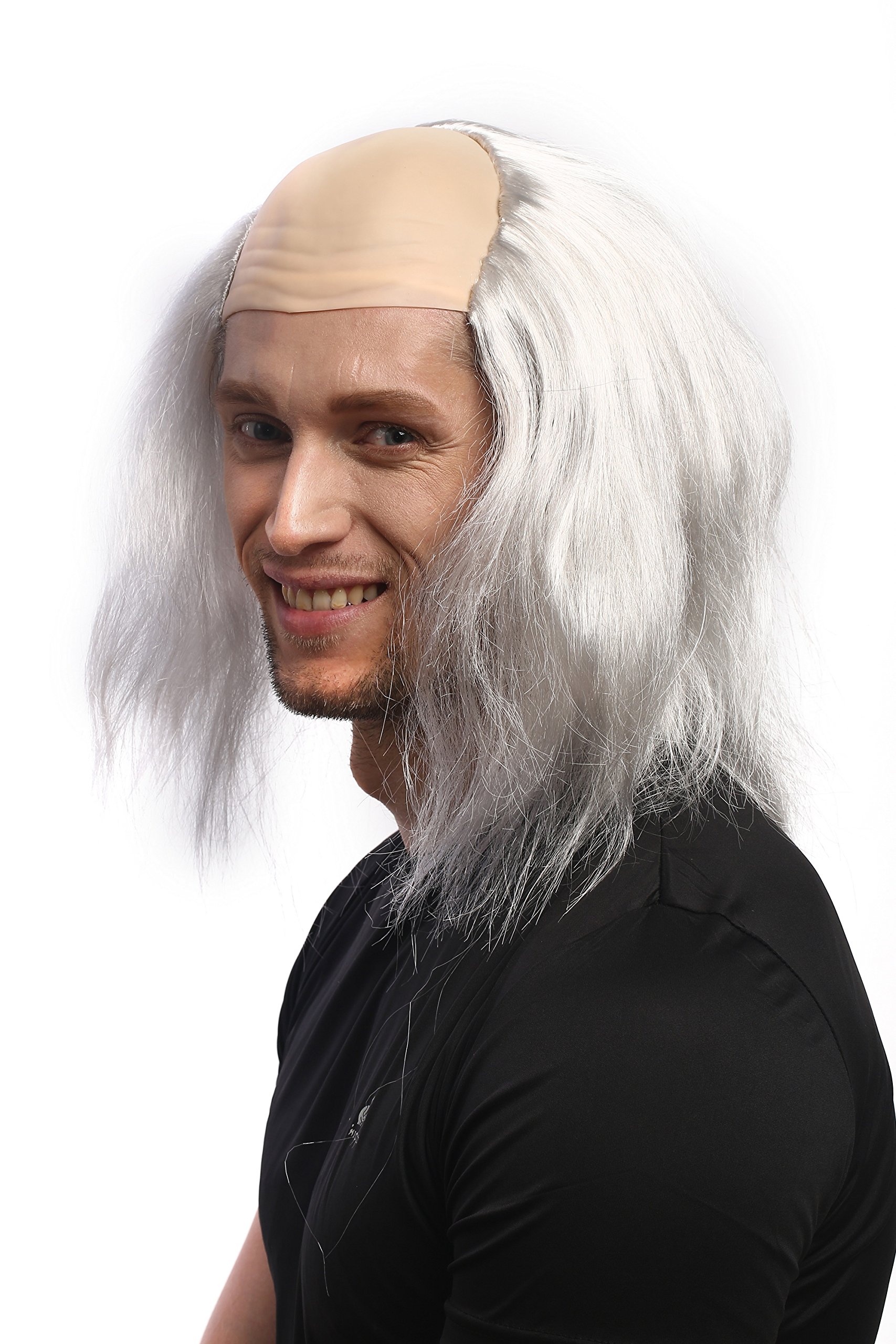wig-me-up-dh1132-p309-herren-per-cke-halbglatze-grau-40-cm-igor-professor image 3