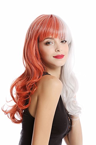 wig-me-up-gf-w2301-damenper-cke-harlekin-halb-rot-halb-grau-lang-lockig-55-cm image 8