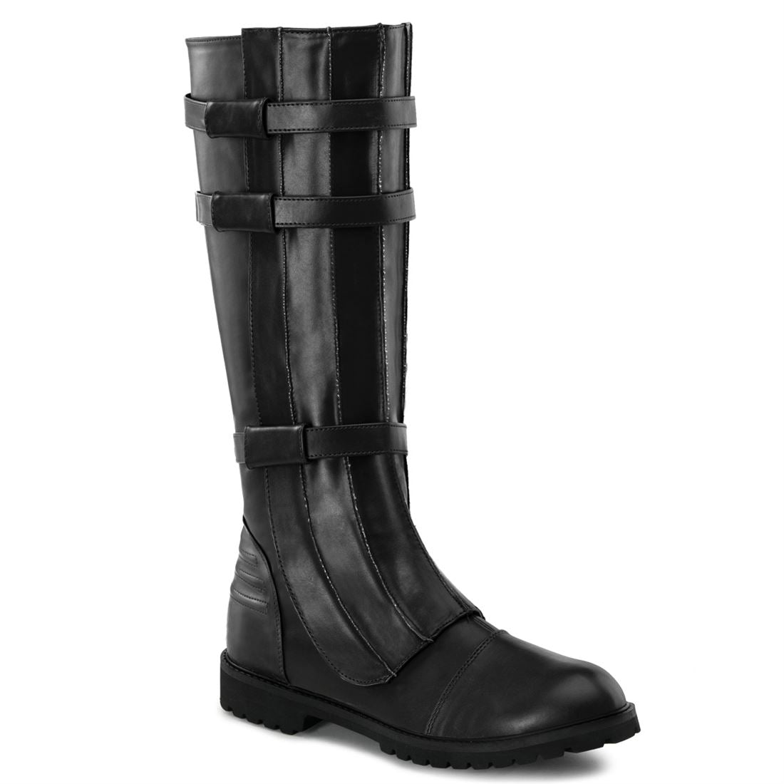 funtasma-walker-130-herren-superhero-knie-stiefel-schwarz-mit-rei-verschluss image 1