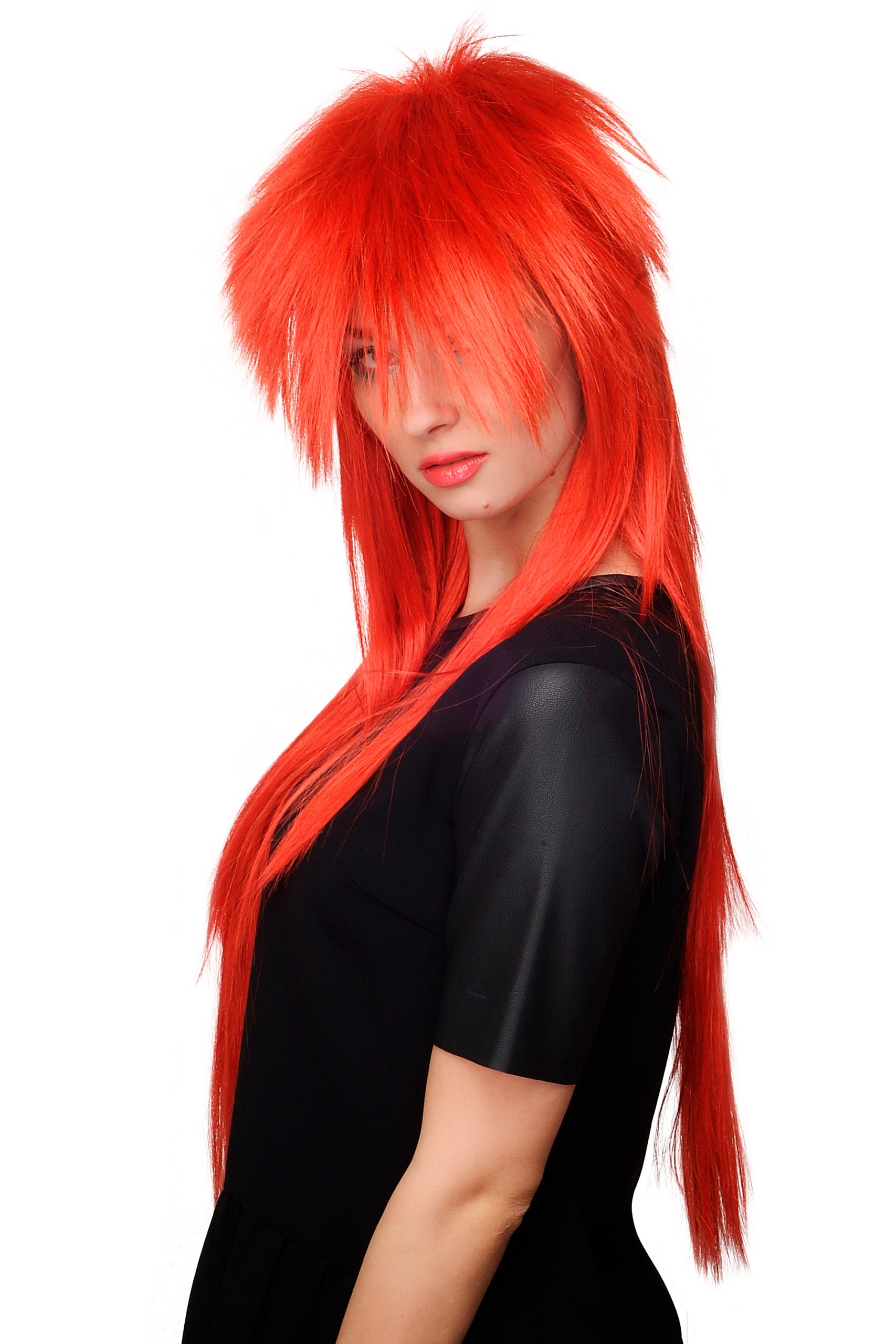 wig-me-up-9666-137-per-cke-rot-80er-vokuhila-lang-80-cm-glam-rock-punk image 2