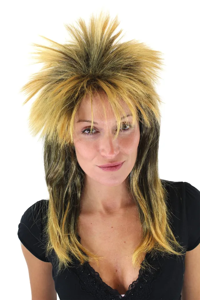 wig-me-up-vz-079-p103p144-punk-per-cke-schwarz-orange-80er-vokuhila image 1