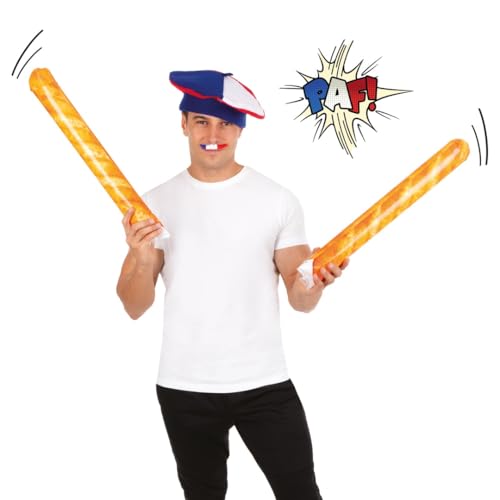 ptit-clown-aufblasbarer-klappdeckel-frankreich-fans-kunststoff-2-st-ck image 6