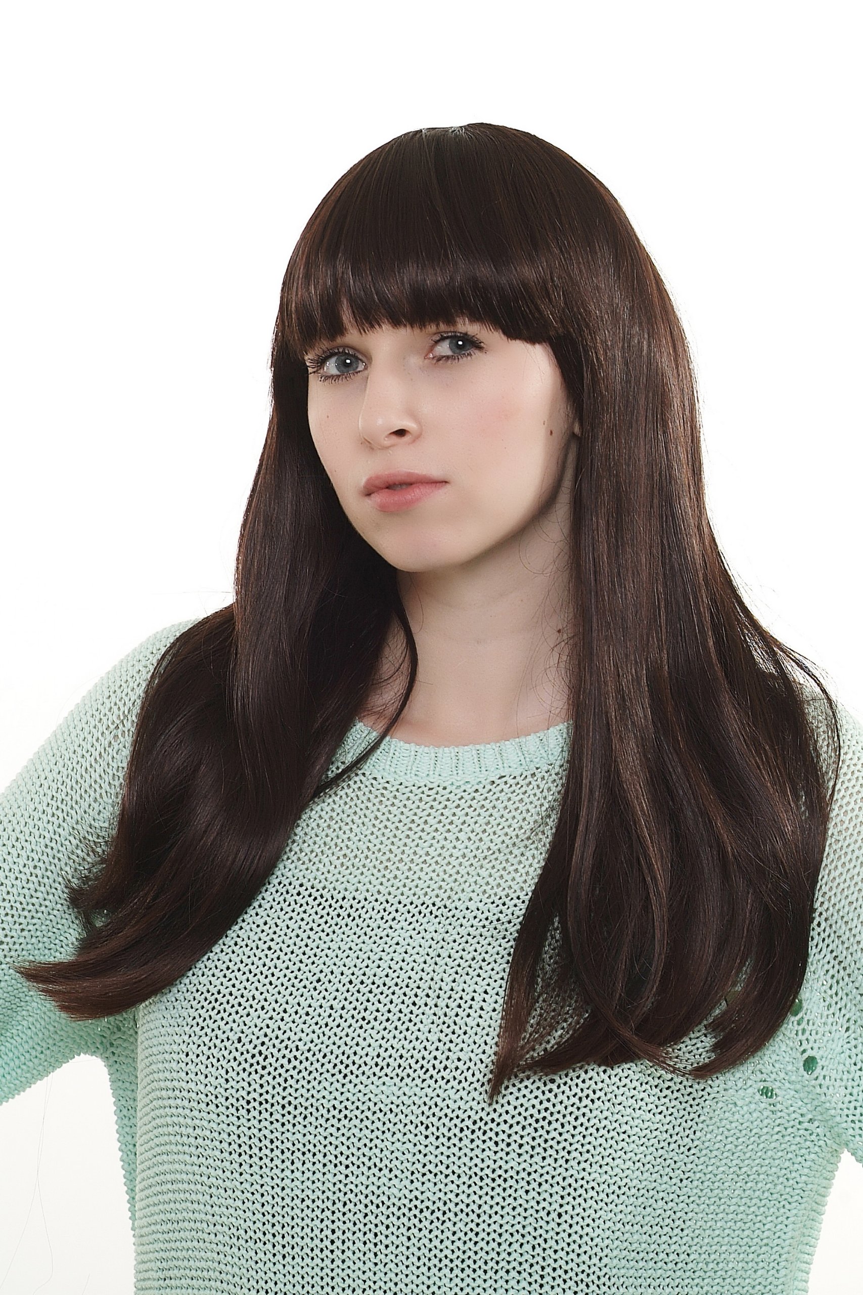 wig-me-up-ma116-2t33-la-boum-damenper-cke-lang-glatt-mit-pony-braun-mix-45-cm image 5