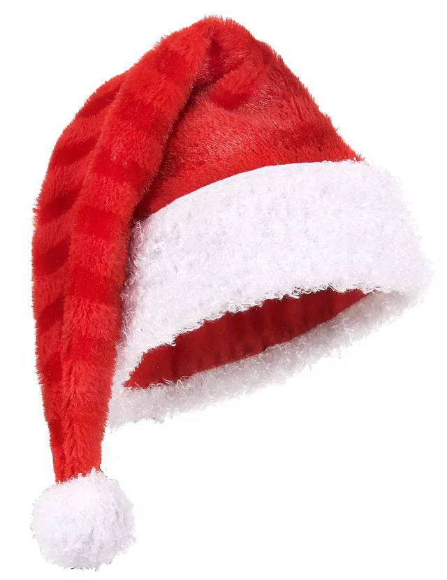 ptit-clown-weihnachtsmann-m-tze-gestreift-erwachsene-rot image 1