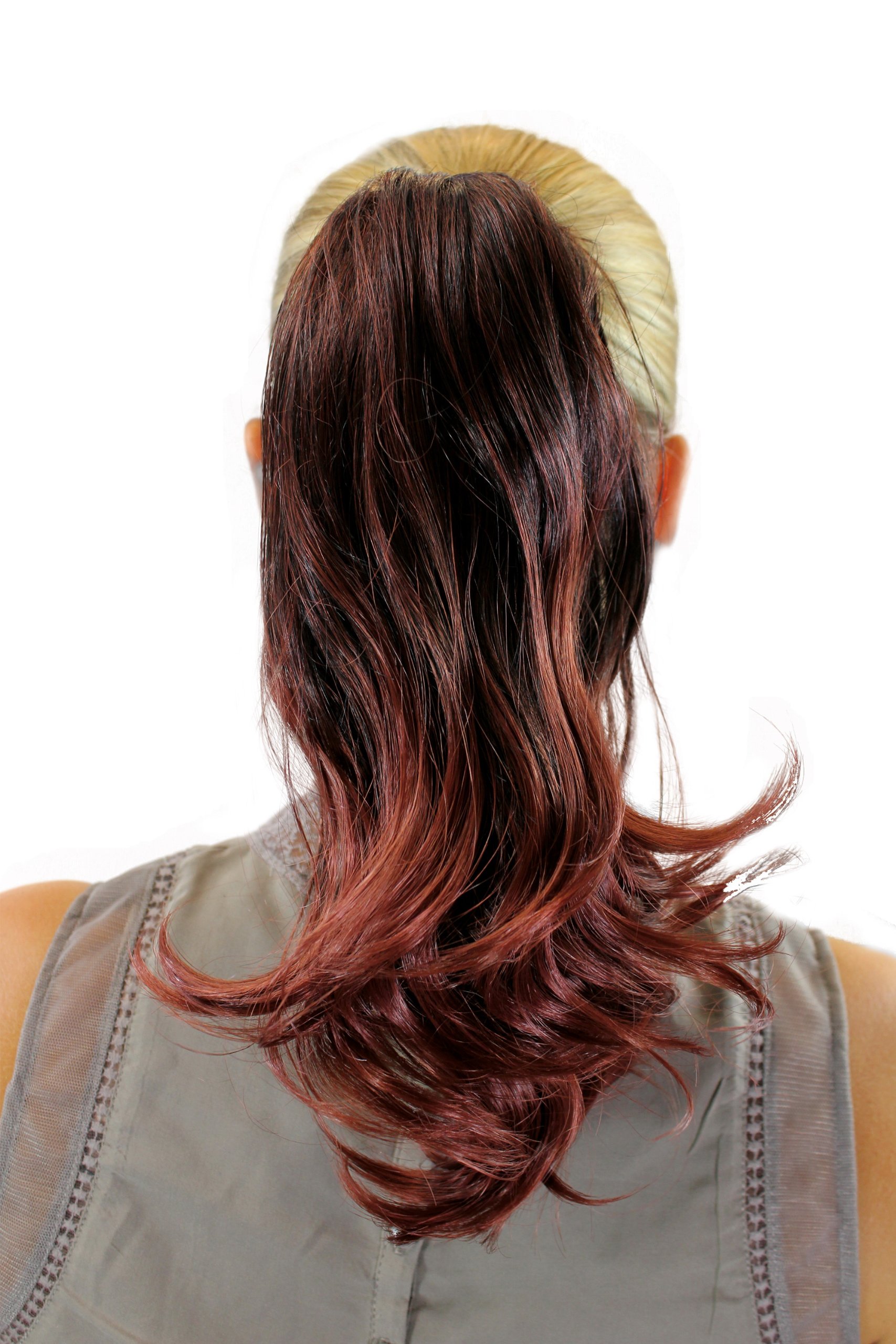 wig-me-up-zopf-cm-411-2t35-haarteil-rotbraun-mix-gewellt-30-cm image 2