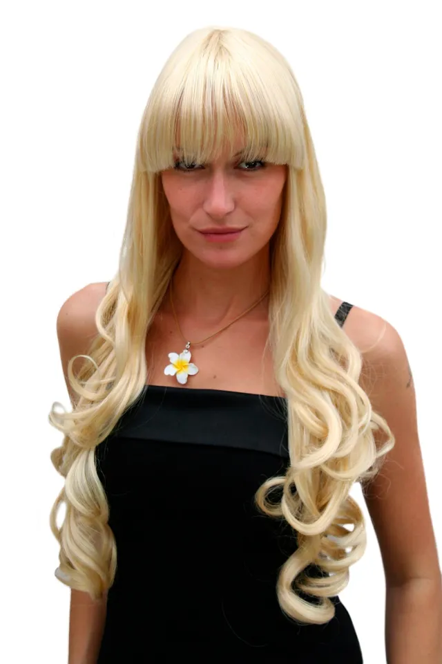 wig-me-up-3116-lg26-damen-per-cke-hellblond-sehr-lang-lockig-mit-pony image 1