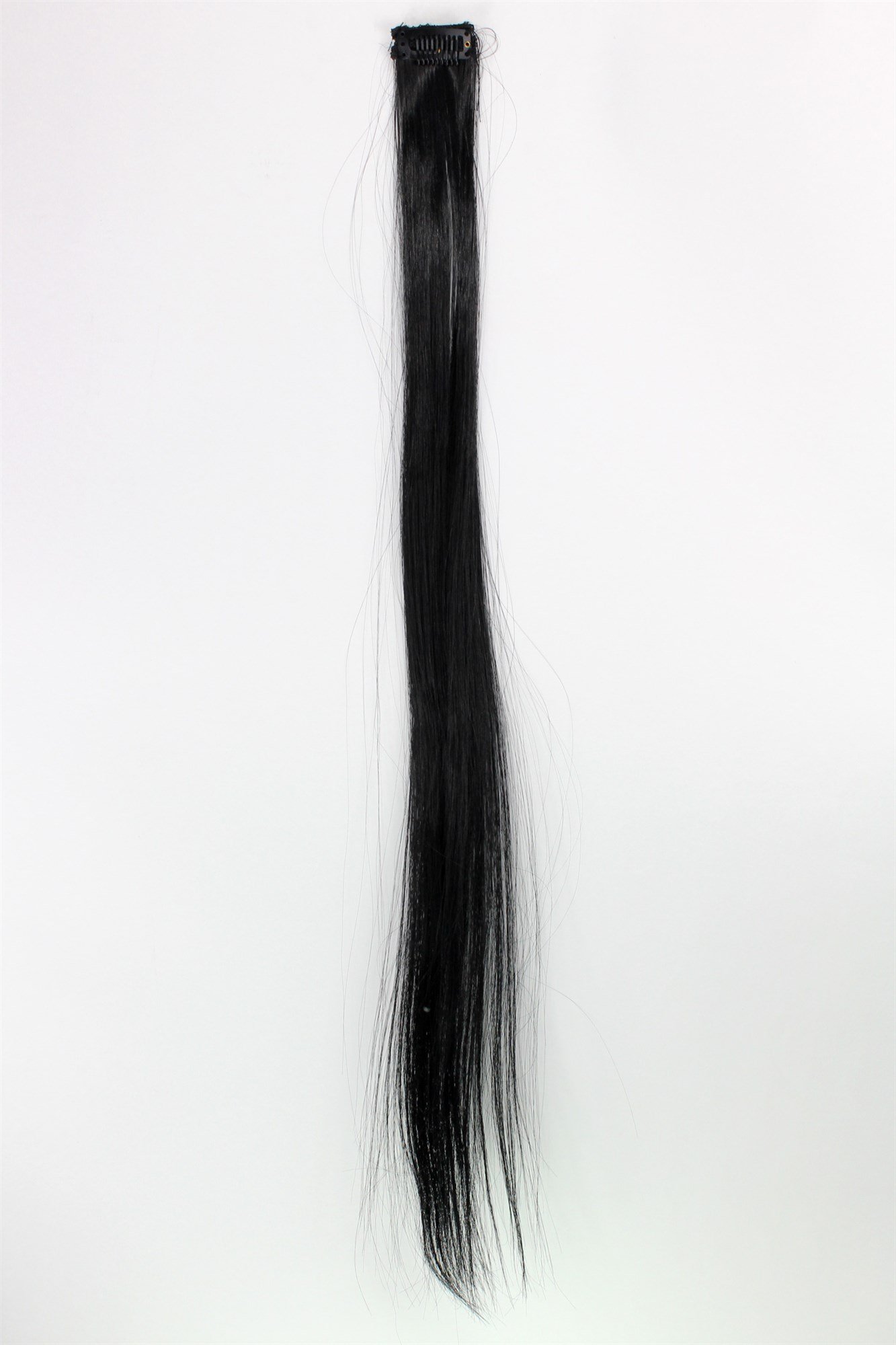 wig-me-up-1-clip-extension-str-hne-glatt-schwarz-1-63cm image 2