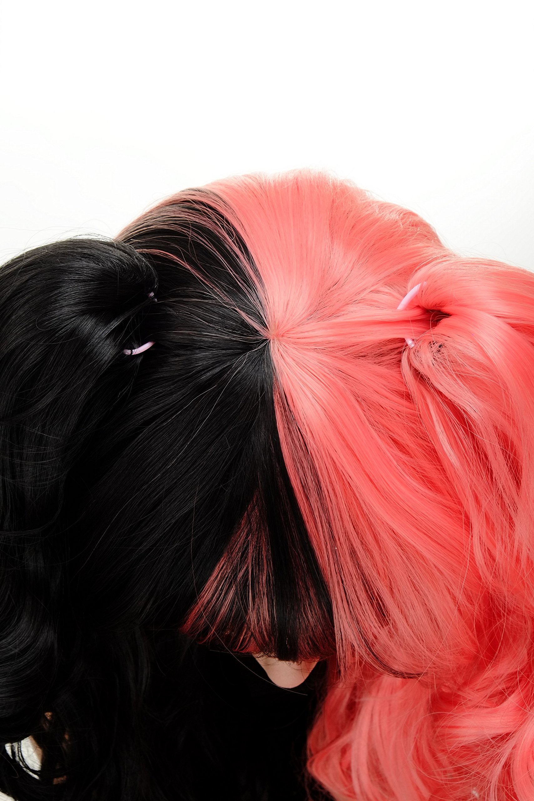 wig-me-up-yzf-7080h-a-two-faced-per-cke-halb-schwarz-pink-lang-lockig image 6