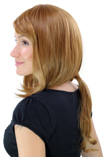 wig-me-up-yzf-7020-27-damen-cosplayper-cke-dunkelrotblond-zopf-scheitel-60-cm image 6