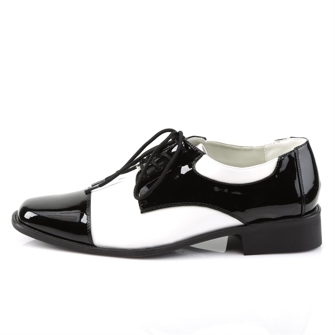 funtasma-disco-18-herren-disco-schuh-schwarz-wei-wing-tip image 3