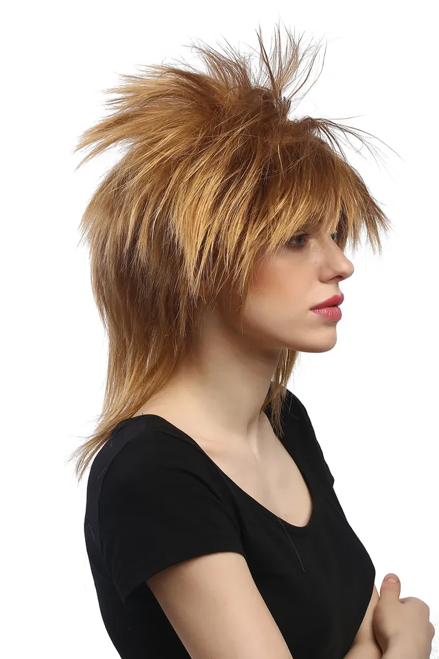 wig-me-up-dh1190-k27-per-cke-80er-punk-wave-vokuhila-blond-ca-35-cm image 1