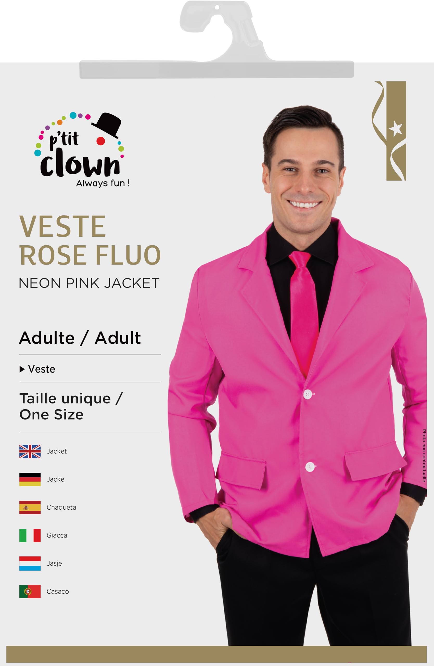 ptit-clown-jacke-einfarbig-22664-rosa-kost-mjacke image 3