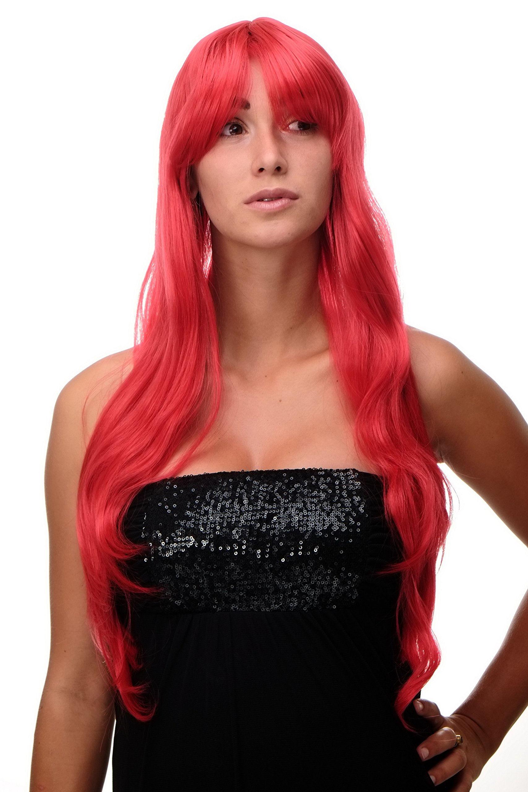 wig-me-up-per-cke-3111-t1664-damen-langhaar-per-cke-70-cm-knallrot-glatt-mit-sei image 1