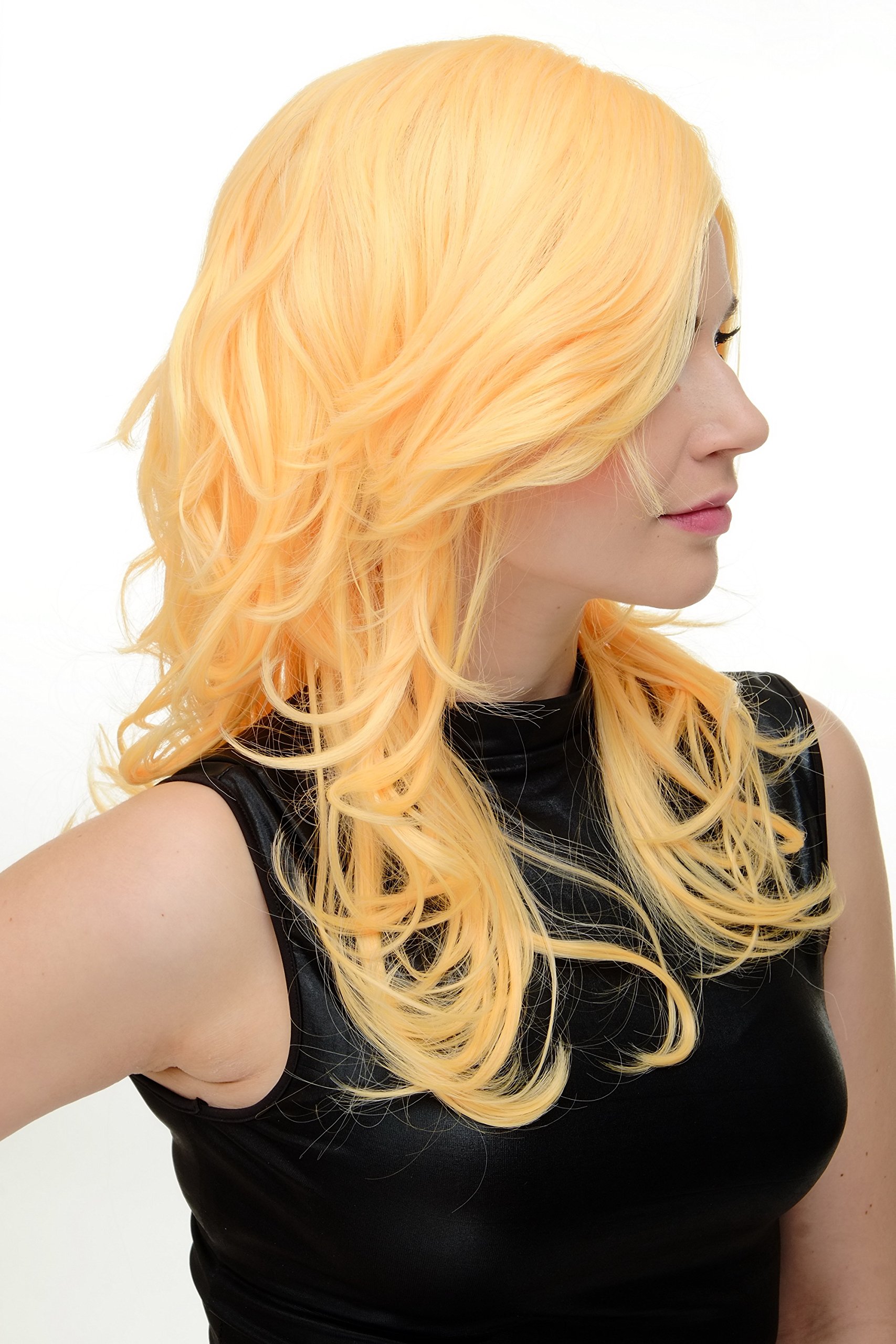 wig-me-up-yzf-7053-per-cke-schulterlang-wellig-orange-platinblond-mix image 3