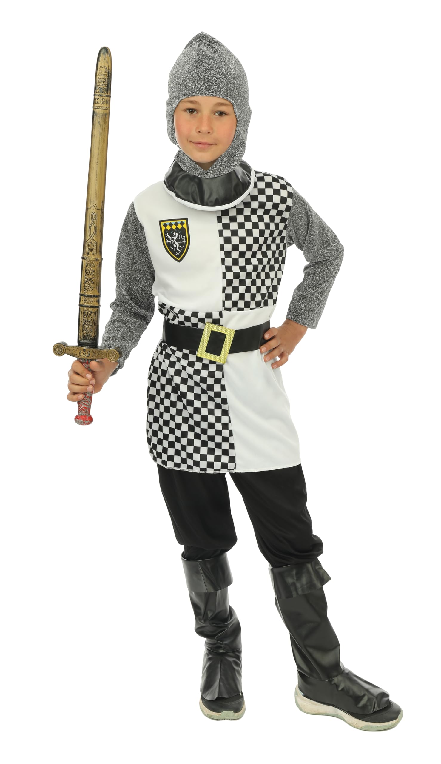 p-tit-clown-ritter-kost-m-f-r-jungen-mittelalter image 1