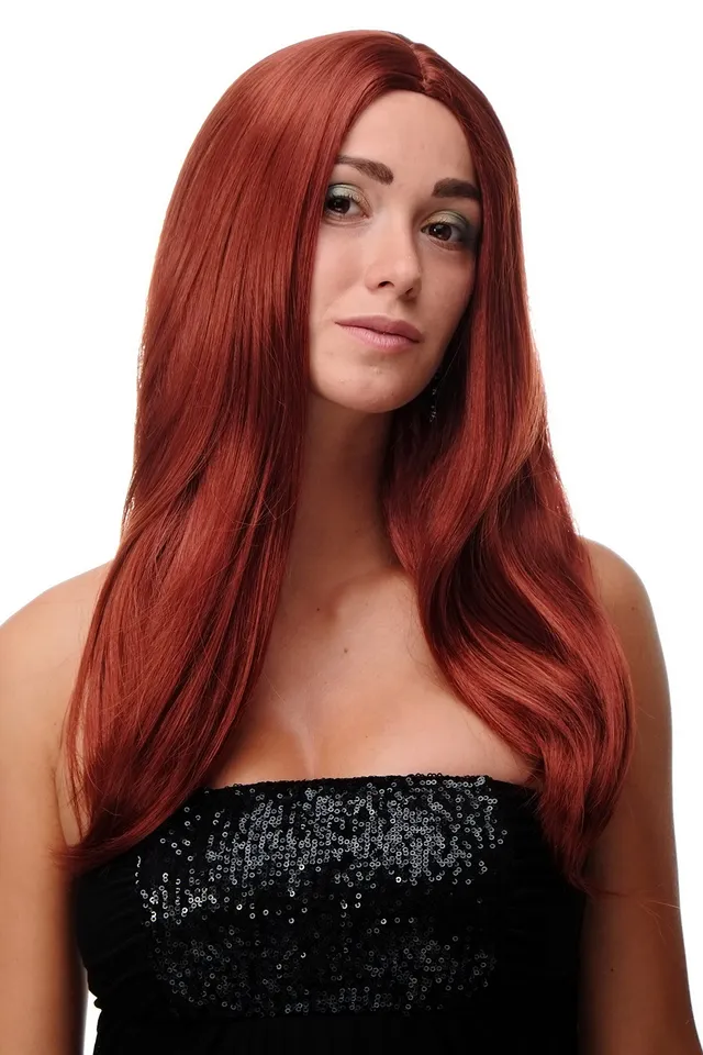 wig-me-up-sa-151-135-damenper-cke-dunkel-kupferrot-lang-glatt-mittelscheitel-60- image 1