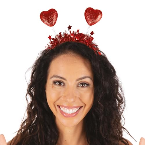 ptit-clown-22654-haarreif-herzen-glitzer-rot image 5
