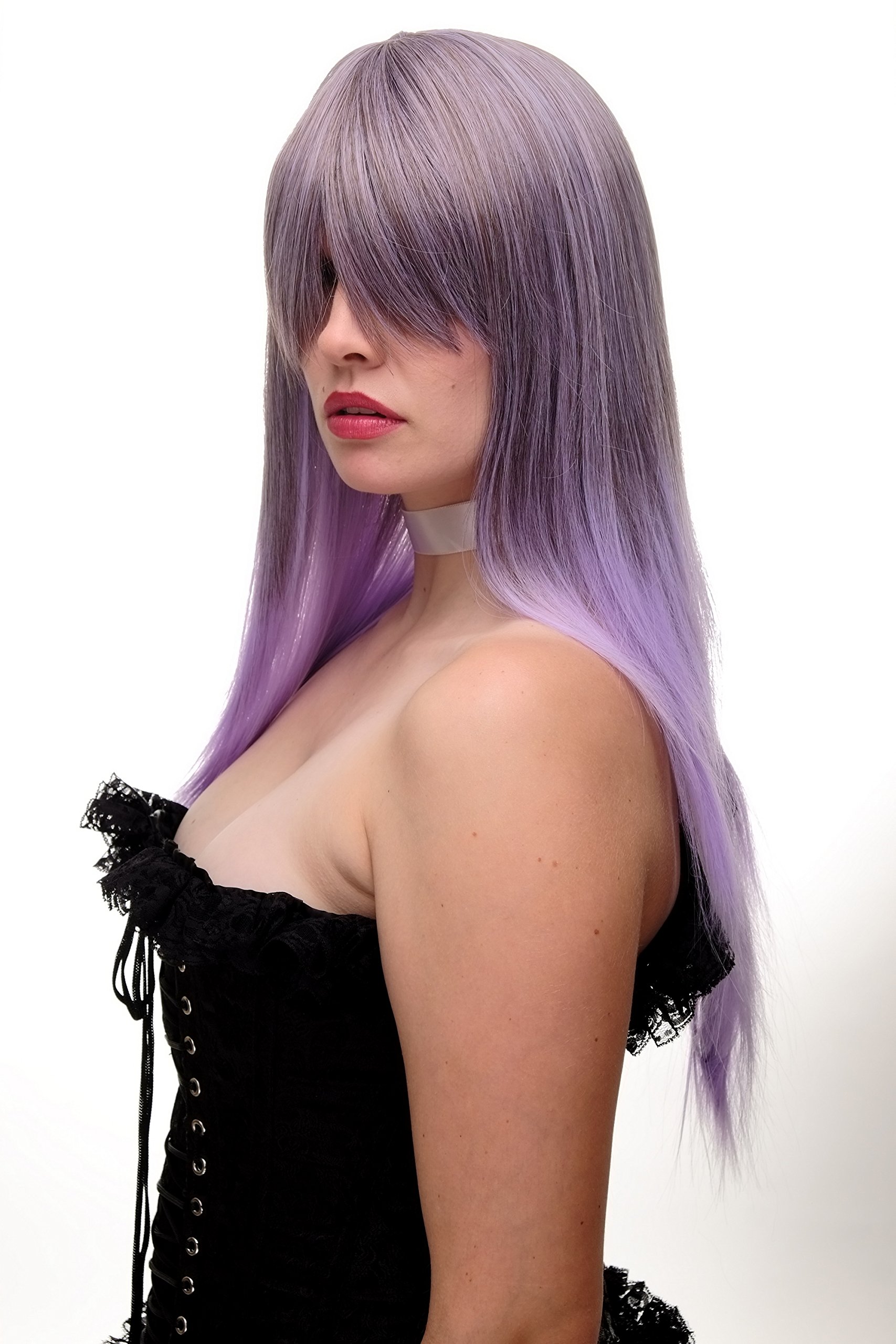 wig-me-up-gf-w2170-damenper-cke-sehr-lang-glatt-70-cm-braun-lila-pony image 3