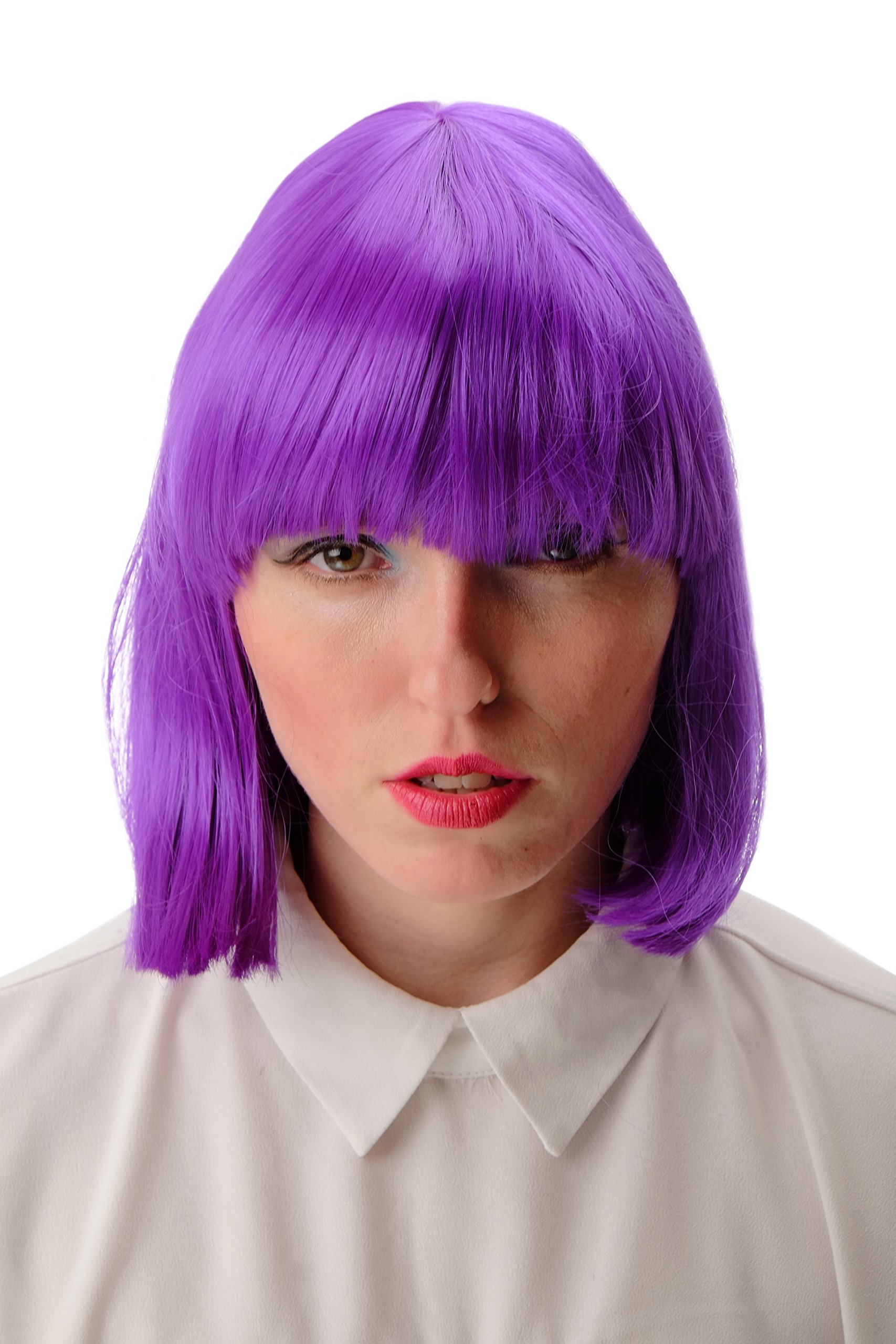 wig-me-up-gfw673-f11-damenper-cke-bob-kurz-lila-30-cm-mit-pony image 1