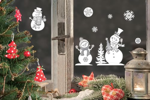 p-tit-clown-re22882-weihnachtsaufkleber-schneemann-rentier-wei image 6