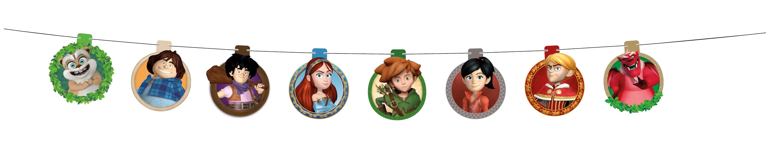 ptit-clown-14069-papierservietten-robin-hood-33x33-cm-6-st-ck image 5
