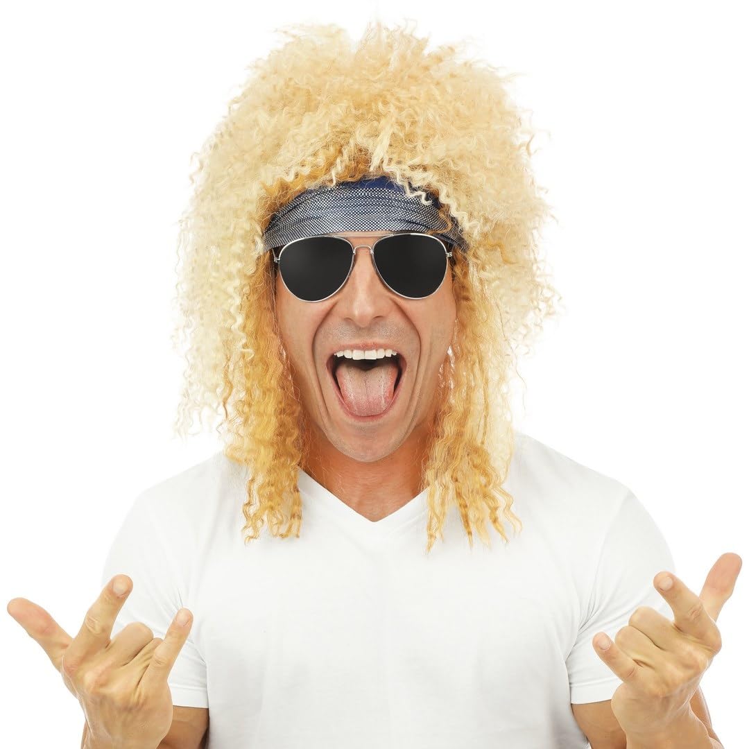 ptit-clown-23750-rockerper-cke-f-r-erwachsene-blond-mit-stirnband image 2