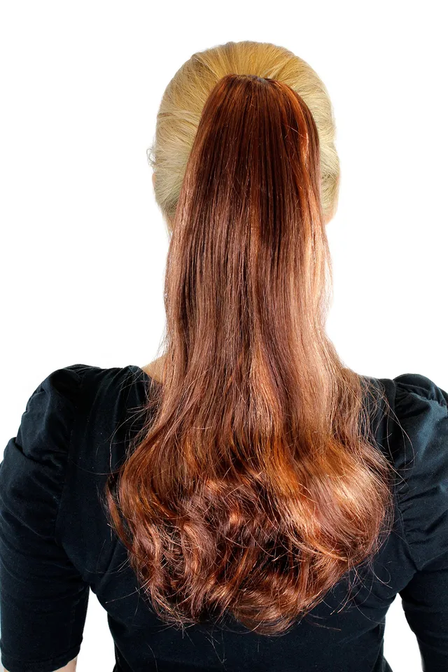 wig-me-up-haarteil-zopf-9642-33h130-rot-mix-40cm-butterfly-clip-extension image 1