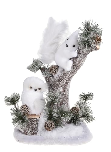 p-tit-clown-weihnachtsdeko-waldtiere-32-cm-eule-und-eichh-rnchen image 3
