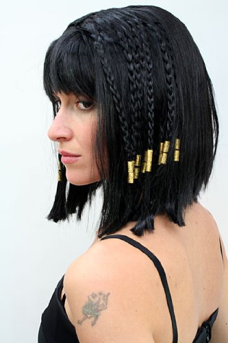 wig-me-up-pw0185-p103-cleopatra-per-cke-schwarz-mit-goldperlen image 4