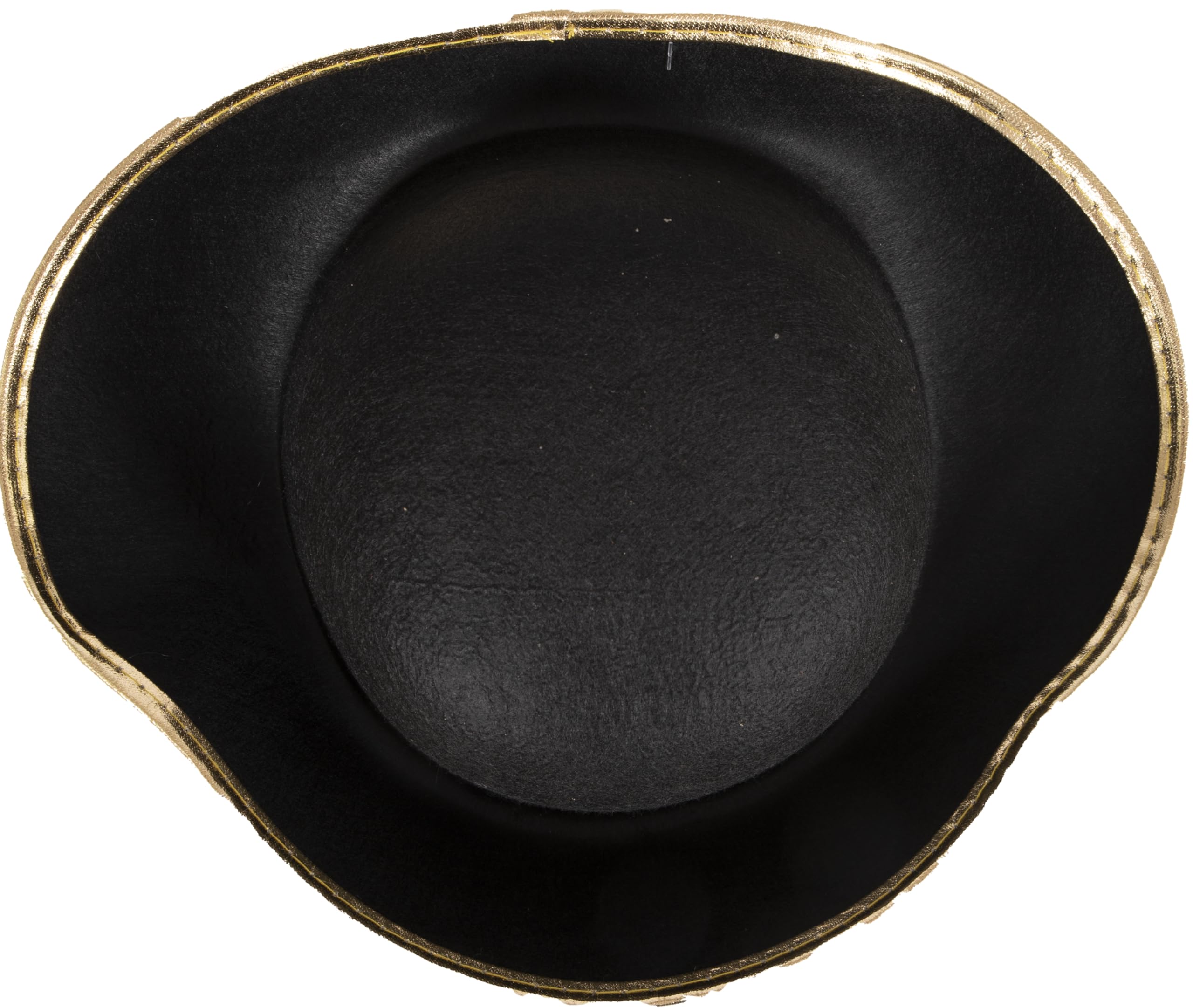 p-tit-clown-piratenhut-filz-schwarz-kinder-mit-goldband image 4