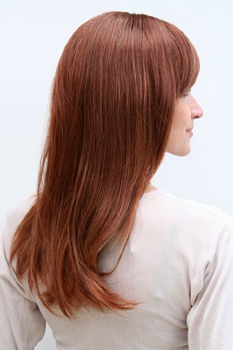 wig-me-up-3119-33tr-per-cke-braun-haselnussbraun-glatte-lange-haare-mit-pony image 7