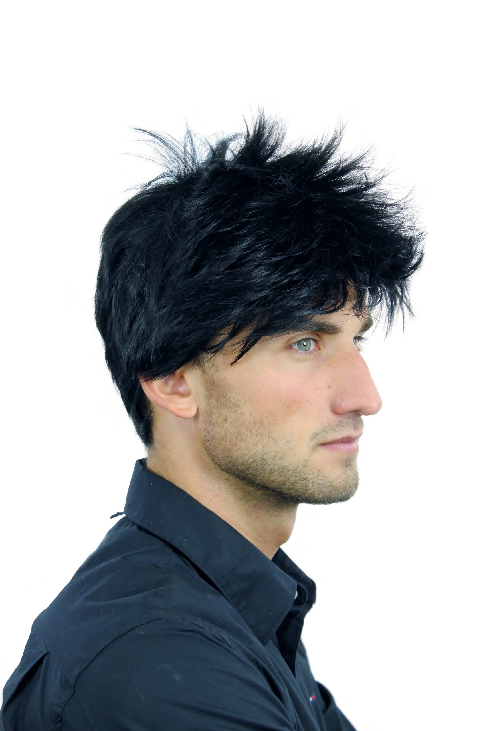 wig-me-up-wl-3041-1-herrenper-cke-kurz-wild-schwarz-25-cm image 4