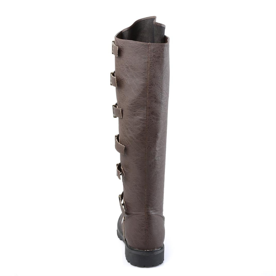 funtasma-gotham-110-herren-kniehoher-stiefel-mit-schnallenriemen-schwarz-kunstle image 4