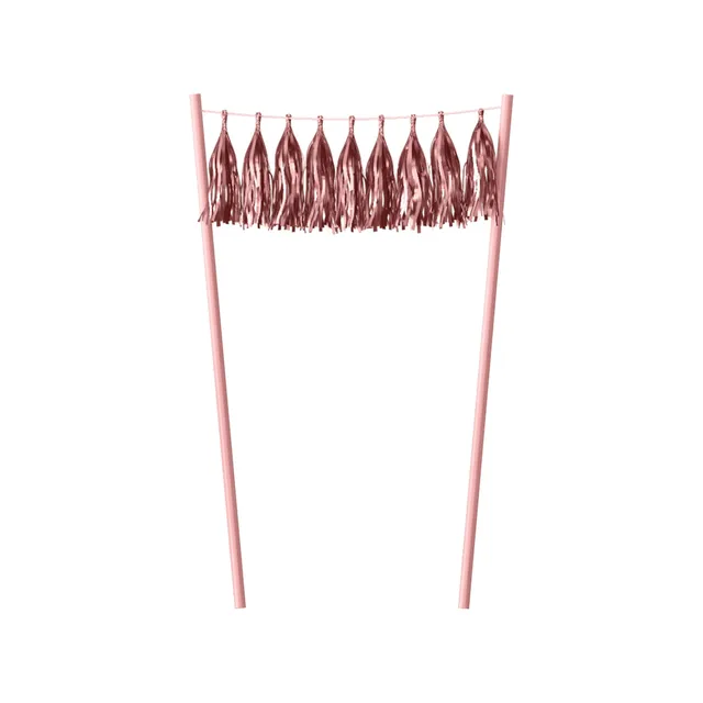 p-tit-clown-re22623-kuchendekoration-pompons-rosa-gold image 1