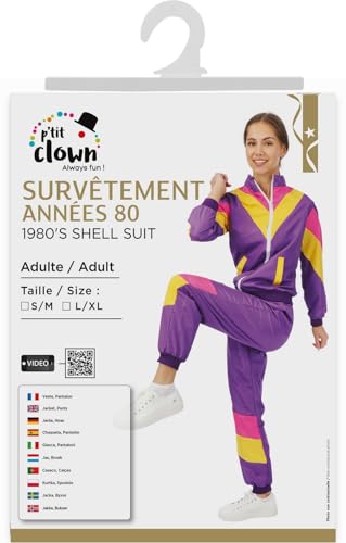 ptit-clown-80er-jahre-trainingsanzug-damen-violett-l image 8