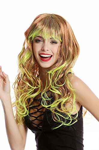 wig-me-up-91379-party-per-cke-ombre-rot-neongelb-wetlook-lang image 6