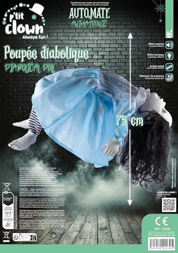 ptit-clown-halloween-h-ngepuppe-teuflisch-75-cm-mit-sound-und-licht image 7